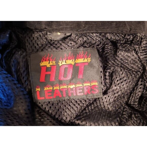 Hot Leathers Nylon Water Resistent Rain Suit Set Motorcycle Black Size Small - Picture 11 of 11